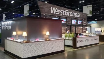 Westgroup tradeshow kiosk
